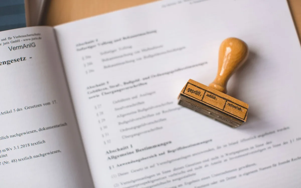 Organized legal documents and contracts